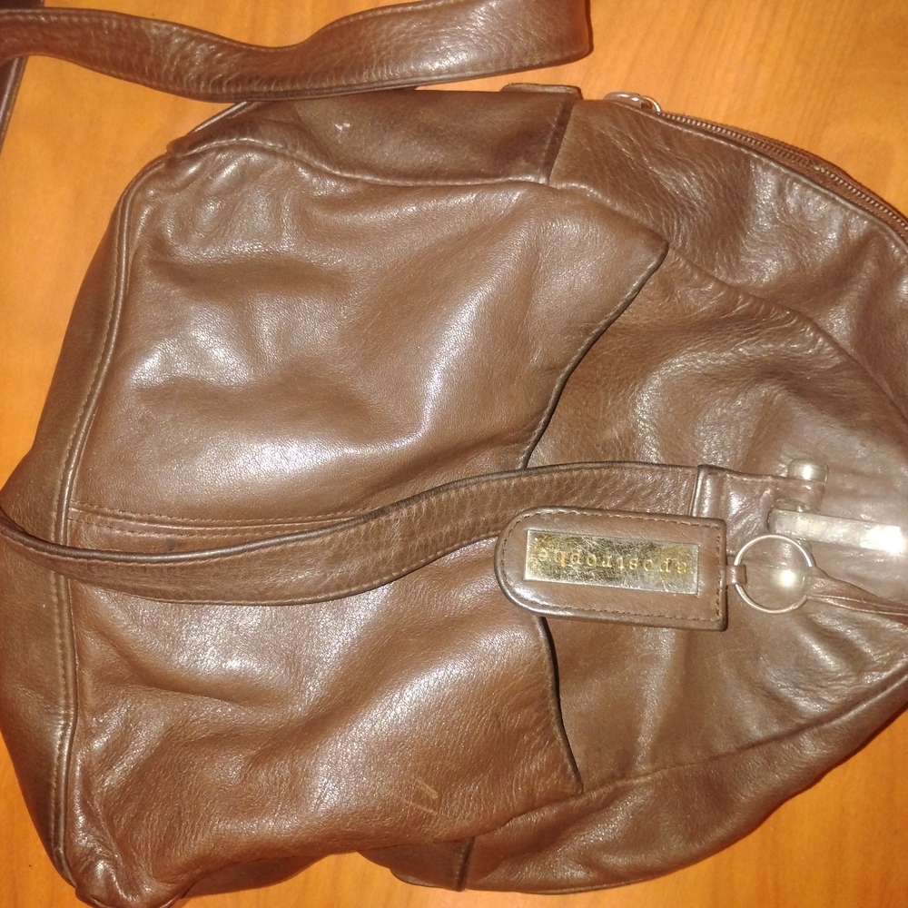Apostrophe Leather Sling Bag